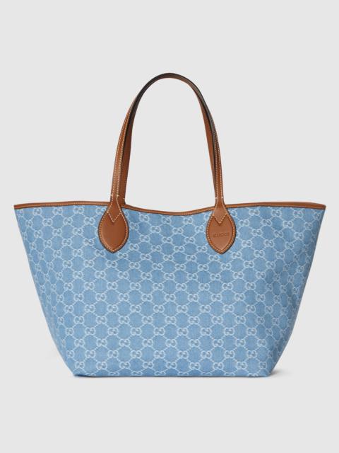 【関税＆送料込み】Large Gucci Totissima Reversible Bag Gucci Totissima large reversible tote bag in black leather