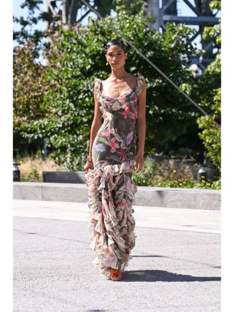 PatBO BURLE FLORA FLUID LONG DRESS (RUNWAY)