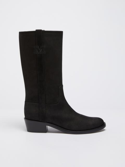 Max Mara BARRY2 Nubuck campero boots