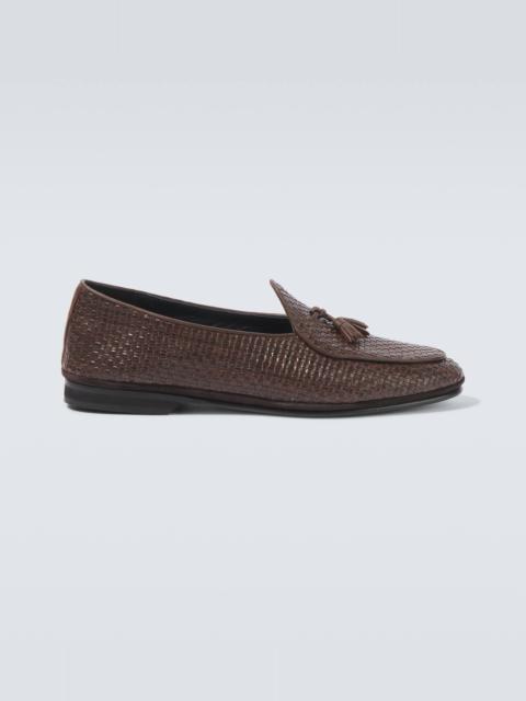 RUBINACCI Marphy woven leather loafers