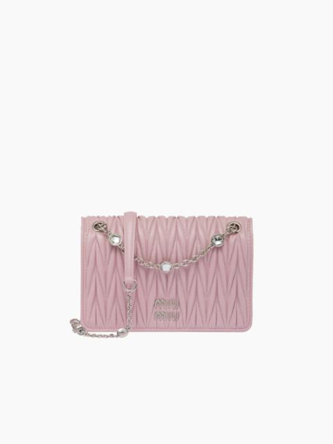 Miu Miu Matelassé nappa leather mini-bag