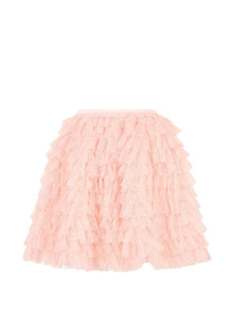 REDValentino ruffled polka-dot skirt