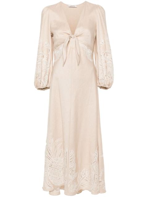 DOROTHEE SCHUMACHER embroidered linen dress