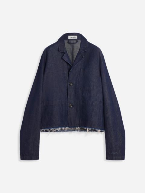 Lanvin DENIM JACKET WITH PATCH POCKETS