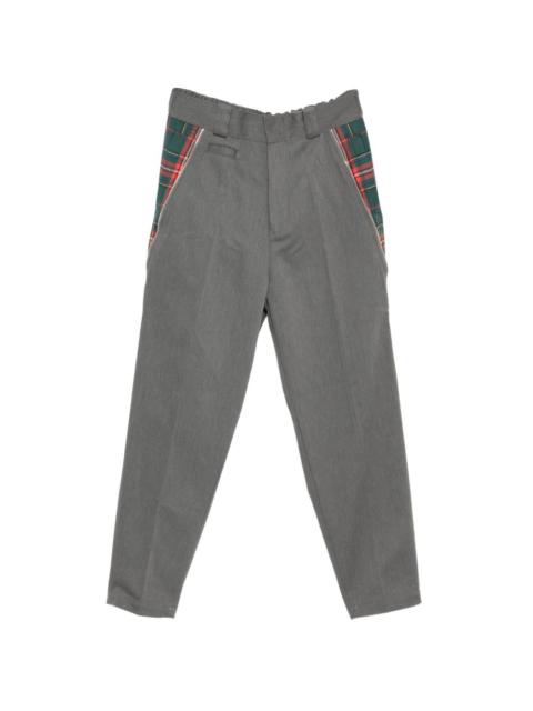 UNDERCOVER tartan-panel trousers