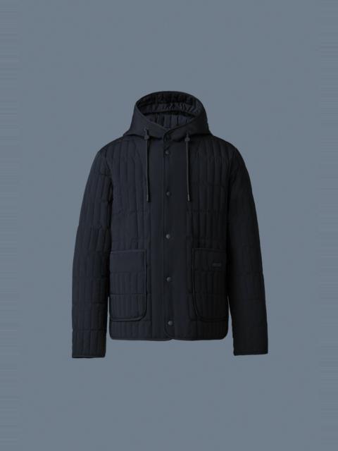 MILES Light Down Vertical Quilted Jacket