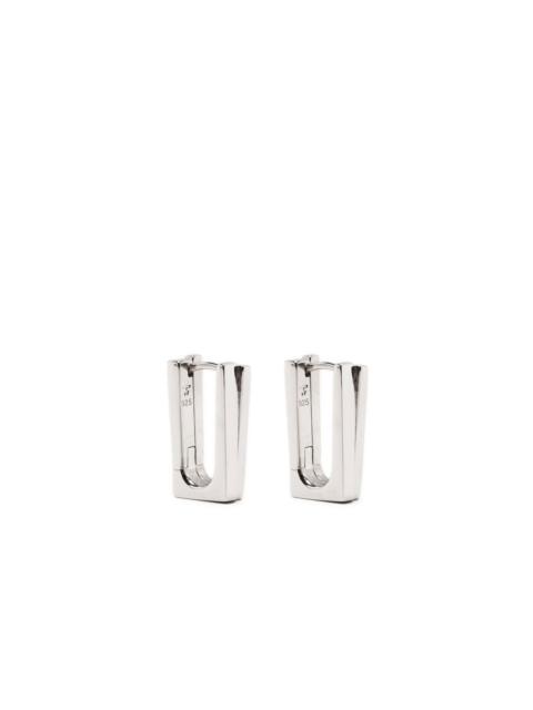 TOM WOOD Step hoop earrings