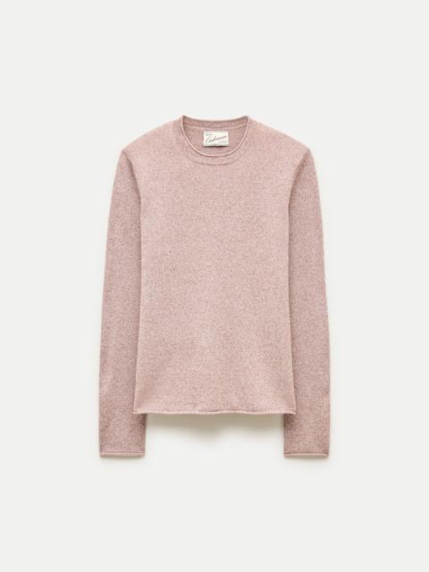 J.CREW Rolled cashmere long-sleeve sweater in marled yarn
