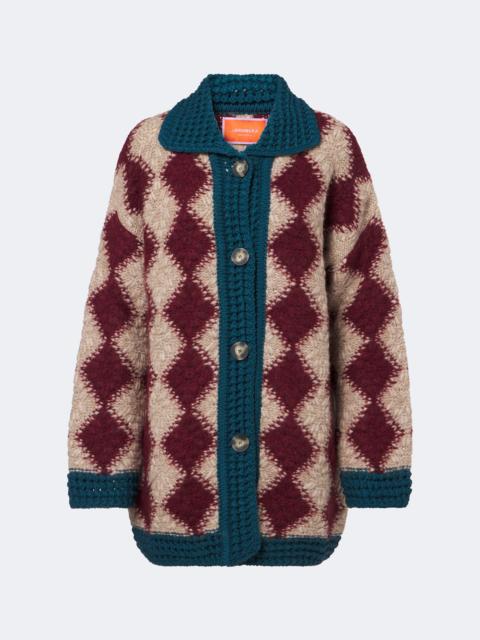 La DoubleJ Crochet wool and alpaca-blend cardigan