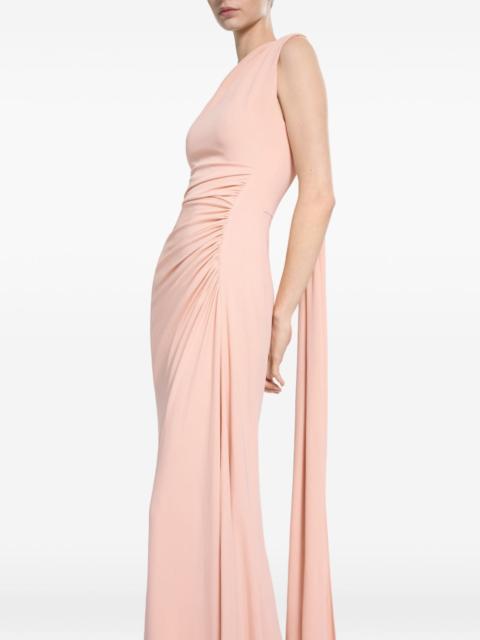 ELIE SAAB one-shoulder draped maxi dress