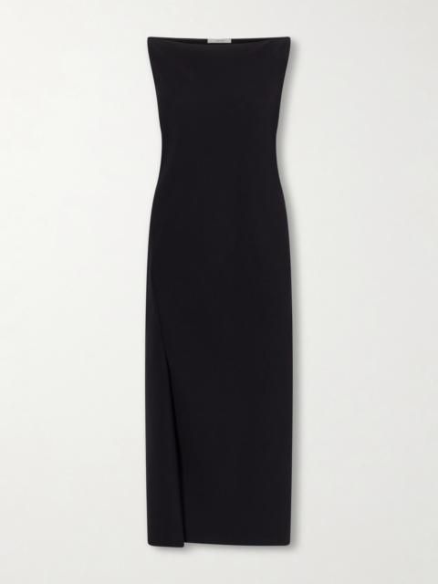 The Row Ender Crepe Midi Dress