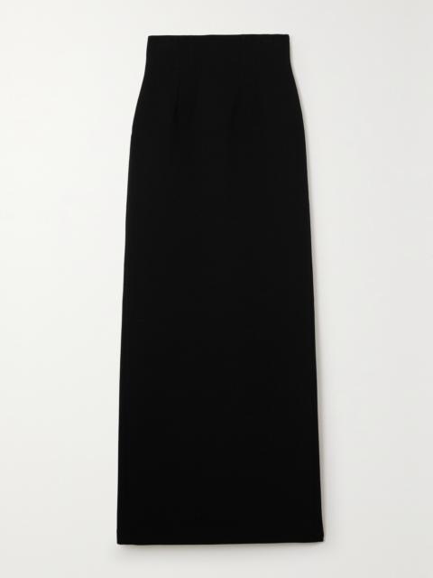 FERRAGAMO Stretch Wool-blend Maxi Skirt