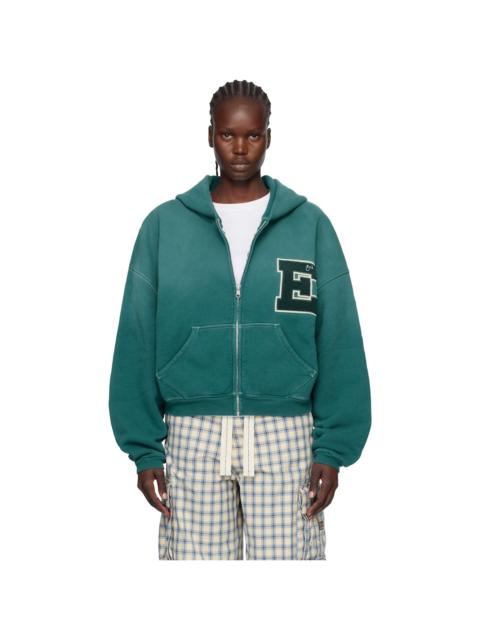 ERL Green Letterman Hoodie