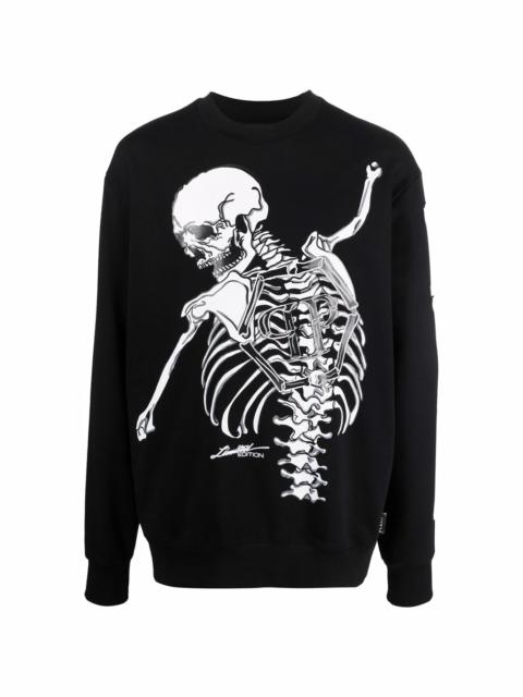 PHILIPP PLEIN skeleton print sweatshirt