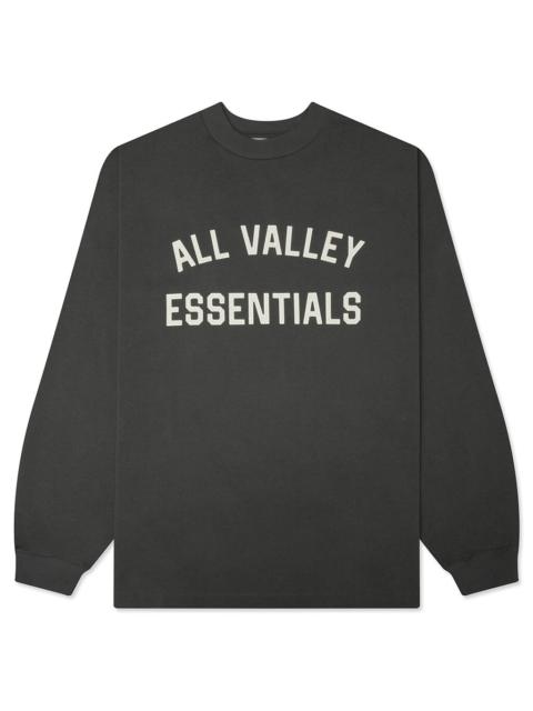 ESSENTIALS MERCH L/S TEE - IRON GREY
