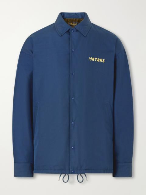 visvim Embroidered Wool and Silk-Blend-Gabardine Jacket