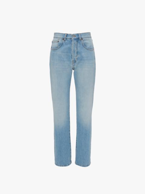 Victoria Beckham Exclusive Victoria Relaxed Jean In Light Blue Wash