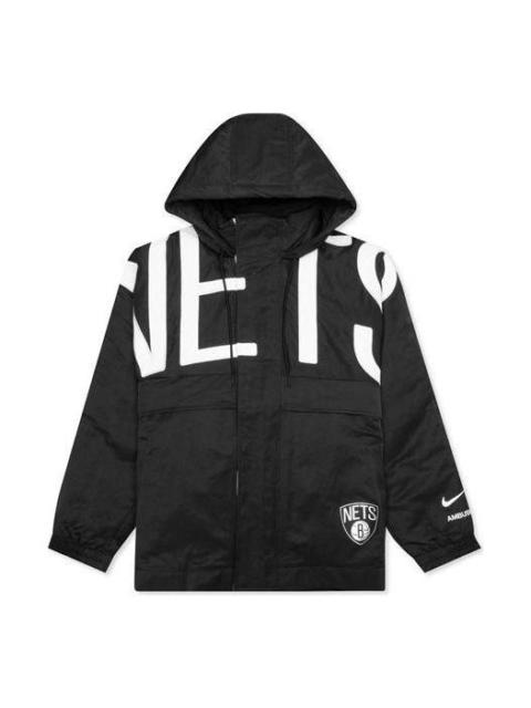 (WMNS) Nike x Ambush NBA Collection Nets Jacket 'Black' DB8576-010