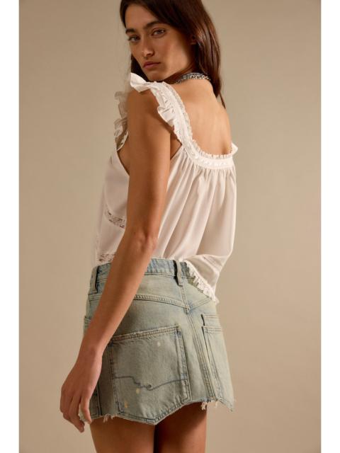 FREE PEOPLE We The Free Dolly Denim Mini Skirt