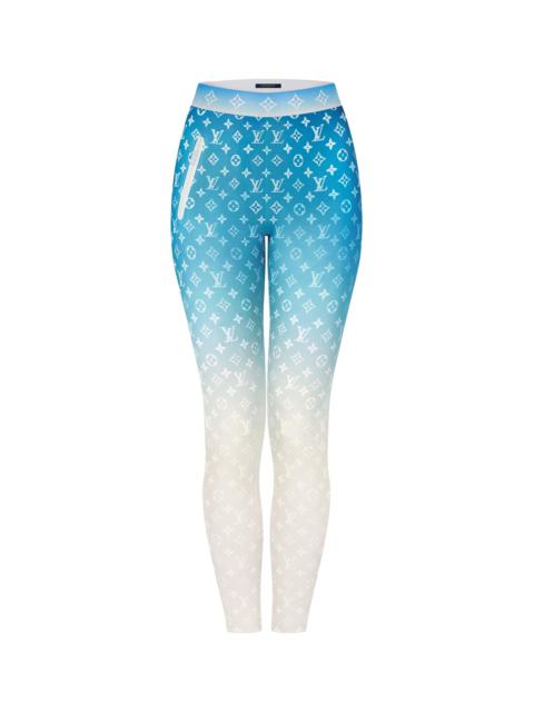 Louis Vuitton Blue Lagoon Monogram Leggings