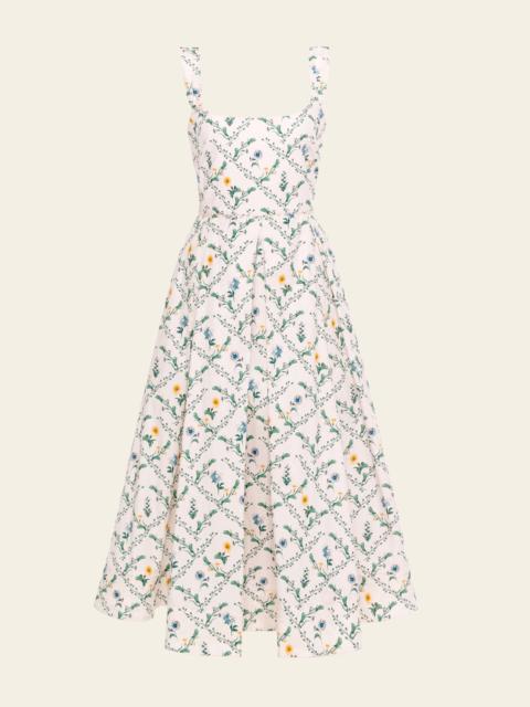 Agua by Agua Bendita Alcaparra Brisa Midi Dress