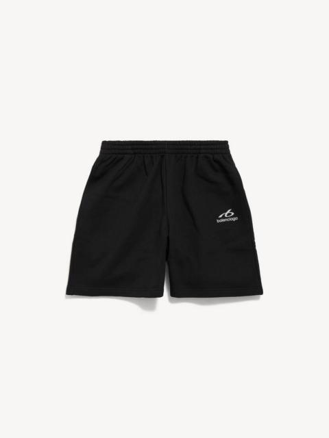 BALENCIAGA Men's Bodies Relaxed Fit Shorts in Black