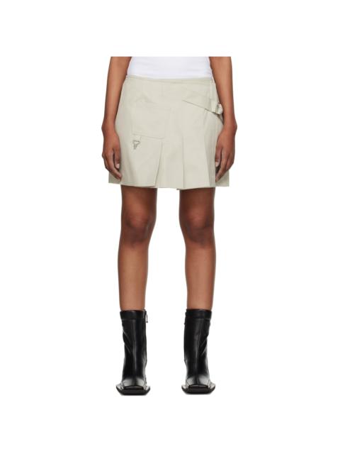 EYTYS Off-White Clove Miniskirt