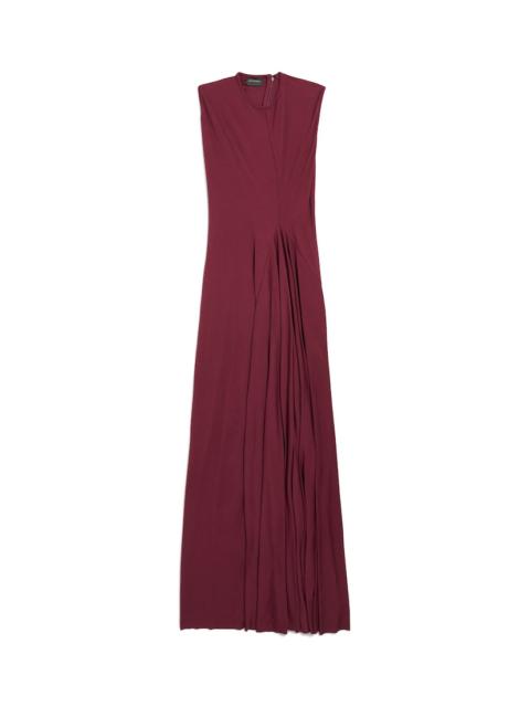 BALENCIAGA Women's Sleeveless Dress in Burgundy