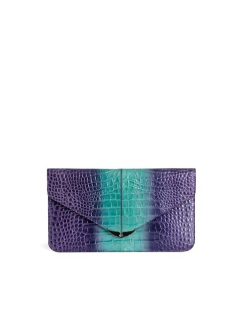 Zadig & Voltaire Borderline leather clutch bag