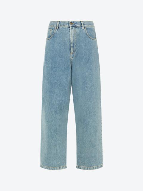 Moschino BLUE DENIM TROUSERS