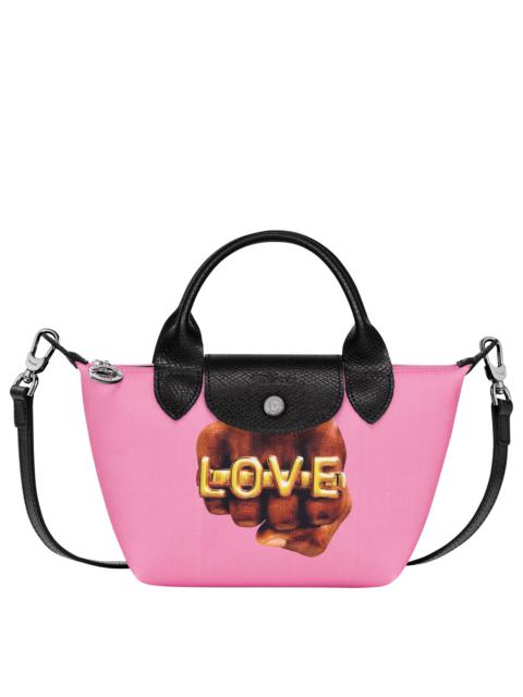 Longchamp Longchamp x ToiletPaper XS Handbag Pink - Canvas