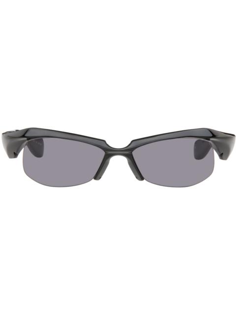 FACTORY900 SSENSE Exclusive Black FA-208 Sunglasses