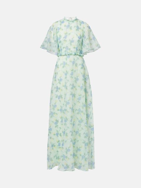 markarian Heather floral organza gown
