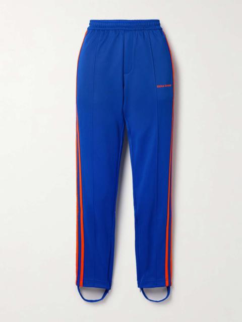 adidas Originals + Wales Bonner embroidered striped recycled-jersey track pants