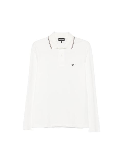 EMPORIO ARMANI Logo cotton polo shirt