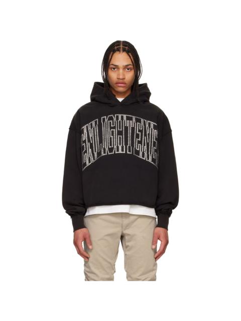 MISBHV Black 'Enlighted' Cropped Hoodie