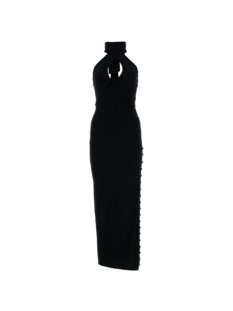 MAGDA BUTRYM halterneck maxi dress