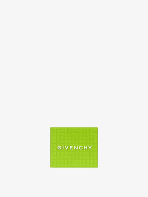 Givenchy GIVENCHY BIFOLD WALLET IN 4G RUBBER