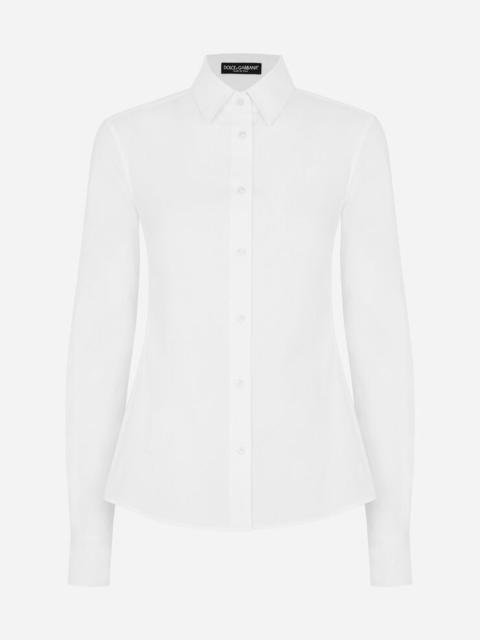 Stretch poplin shirt