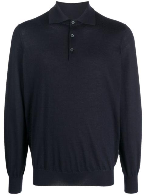 long sleeve polo shirt