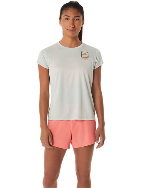 Asics WOMEN'S FUJITRAIL LOGO SHORT SLEEVE TOP