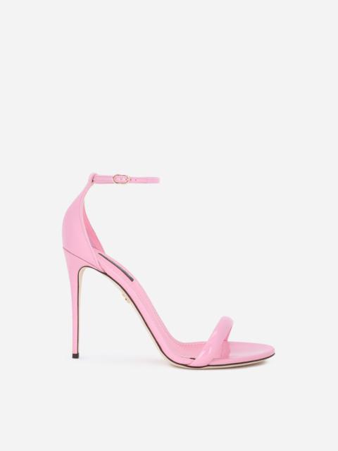 Dolce & Gabbana Patent leather sandals
