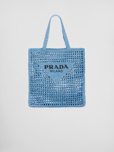 Prada  Large Crochet Tote Bag