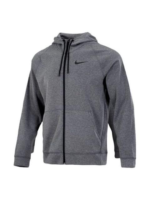 Nike As M Nk Dry Hd Fz Flc Project Full-length zipper Cardigan Training hoodie Jacket Gray CT6011-06