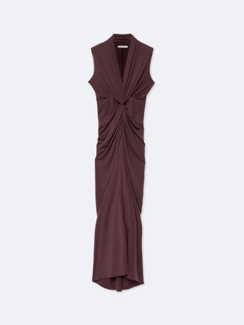 ALLSAINTS DARIYA DRAPED JERSEY MAXI DRESS