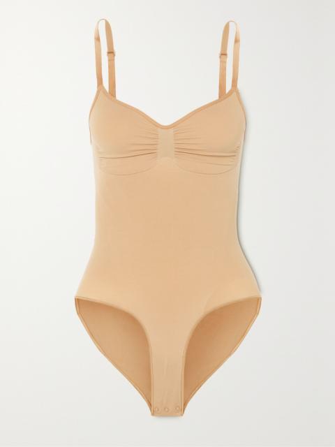 SKIMS Seamless Sculpt Brief Bodysuit - Ochre Beige