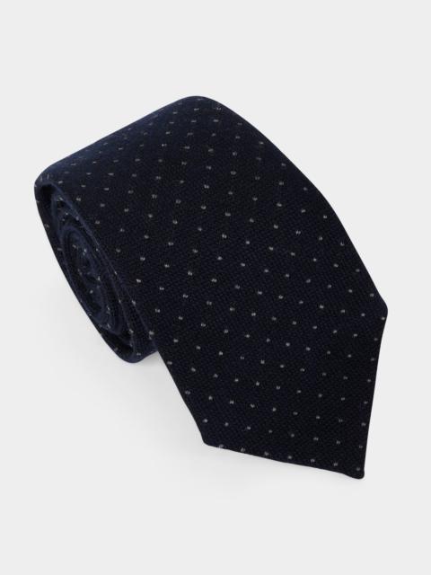 TODD SNYDER Italian Wool Pindot Tie