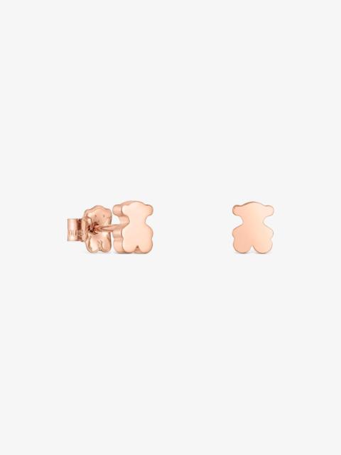 TOUS 6 mm bear Earrings with 18K rose-gold vermeil TOUS Sweet Dolls
