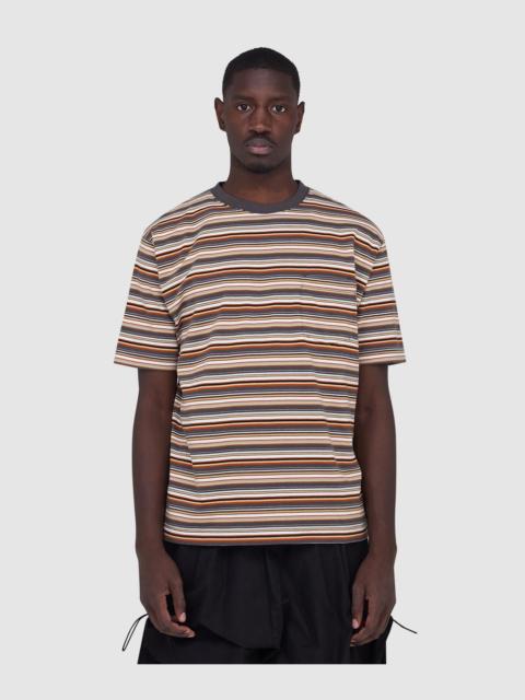BEAMS PLUS Multi stripe pocket t-shirt
