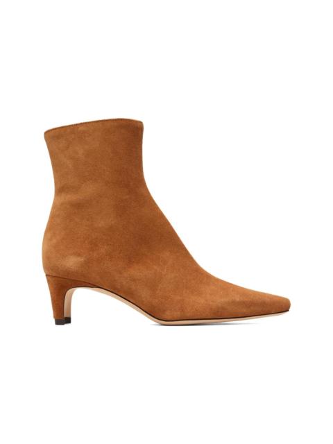 STAUD Tan Wally Ankle Boots